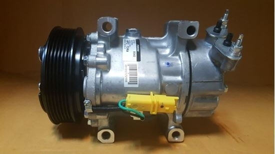 تصویر از کمپرسور کولر پژو 206 گاز 134 جدید پیچ بدنه چینی