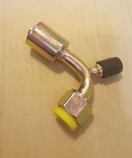 تصویر از سرشیلنگی خم بزرگ سوزن دار گاز 134 آهنی