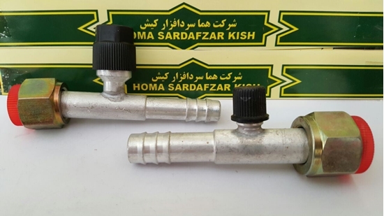 تصویر از سرشیلنگی صاف بزرگ سوزن دار گاز 134 الومینیوم