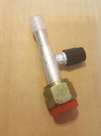 تصویر از سرشیلنگی صاف متوسط سوزن دار گاز 134 الومینیوم