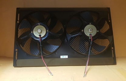 تصویر از فن کاوری دو فن 12 ولت چینی