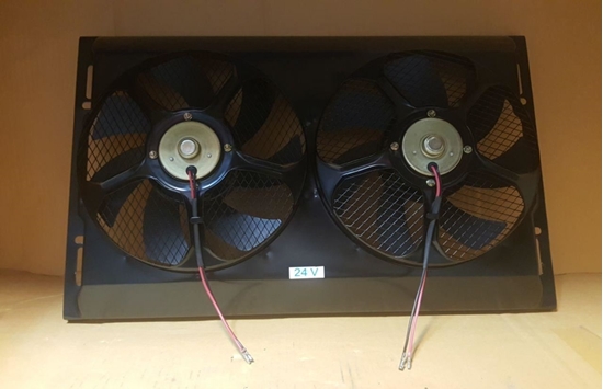 تصویر از فن کاوری دو فن 24 ولت چینی