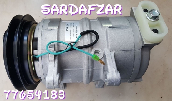 تصویر از کمپرسور کولر کامیونت ایسوزو 12 ولت چینی